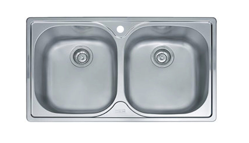 Franke Aurora PFX620B Double Bowl Sink Pack