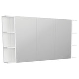 Fienza PSS150 Pencil Edge 1200 Mirror Cabinet, 2 Side Shelves