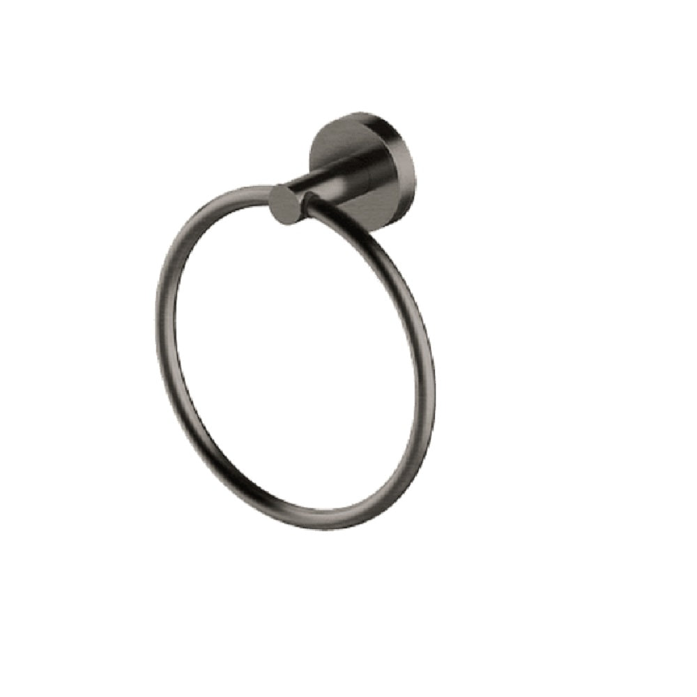 Abey Poco Towel Ring, Gunmetal, PTR-GM