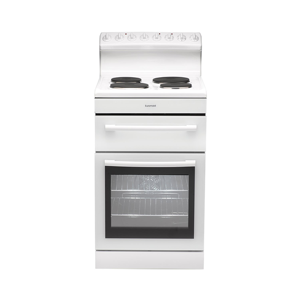 Euromaid R54EW 54cm Freestanding Electric Oven/Stove