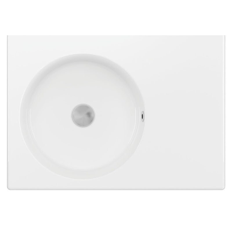 Fienza RB039L  Reba Left Bowl Wall Basin, No Tap Hole - Special Order