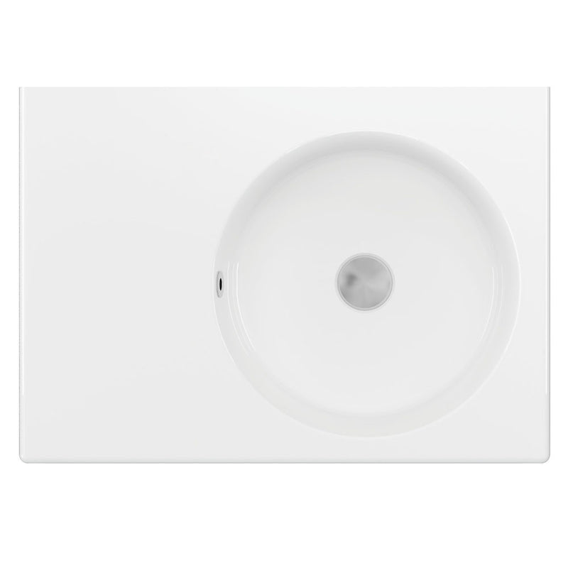 Fienza RB039R Reba Right Bowl Wall Basin, No Tap Hole