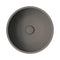 Fienza RB074 Alba Round Concrete Above Counter Basin, Warm Grey