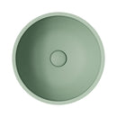 Fienza RB074SG Alba Round Concrete Above Counter Basin, Sage