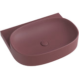 Fienza RB145MU Paloma Pill Concrete Wall Hung Basin, Mulberry