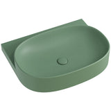 Fienza RB145SG Paloma Pill Concrete Wall Hung Basin, Sage