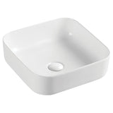 Fienza RB196 Petra Above Counter Basin, Gloss White