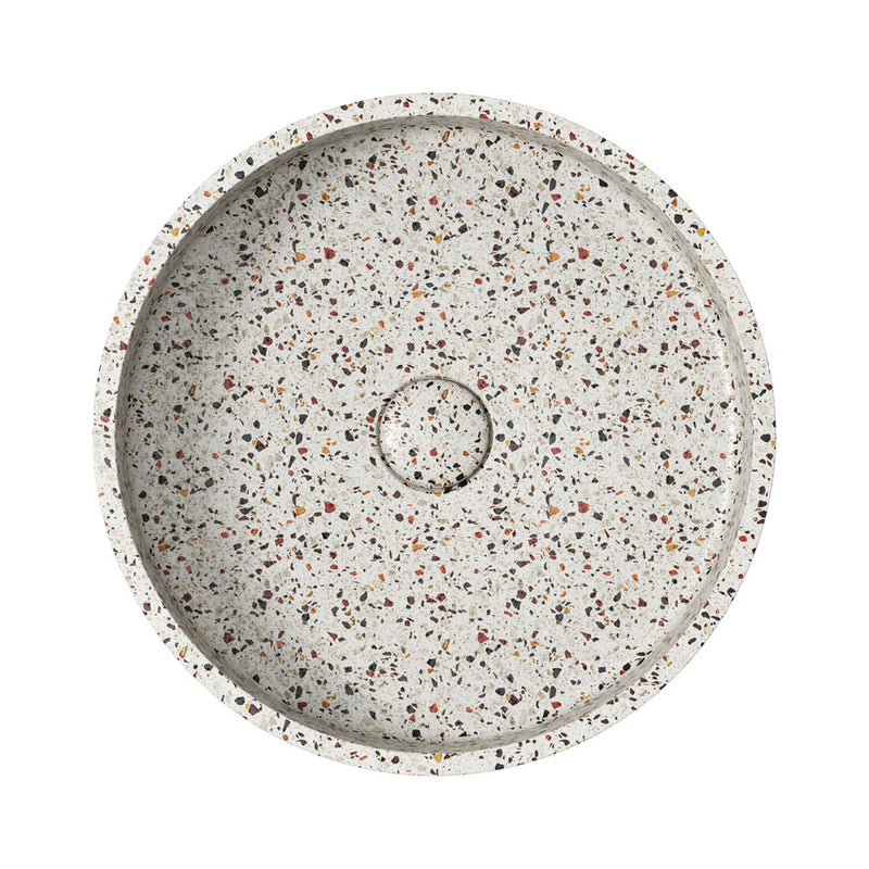 Fienza RB199TZ Jada Concrete Above Counter Basin, Terrazzo