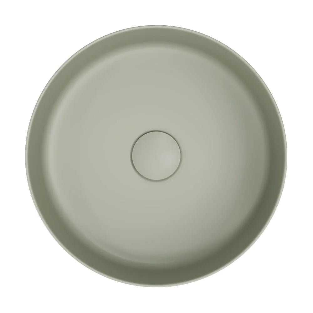Fienza RB3134MG Reba Above Counter Ceramic Basin, Olive