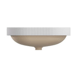 Fienza RB469 Eleanor Oval Semi Inset Basin with Overflow, Gloss White