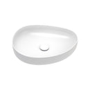 Fienza RB487W Pebble Medium Above Counter Basin, Matte White