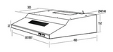 Robinhood Rca2Ai9Wh 90Cm White Fixed Canopy Rangehood Rangehoods