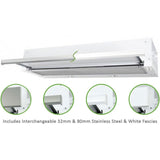 Robinhood Ro91Ss/Wh/80 90Cm Slide Out Undercupboard Rangehood - Pre Order