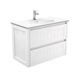 Fienza Rotondo Hampton Rot90T 900Mm White Wall Hung Vanity Unit - Special Order Units