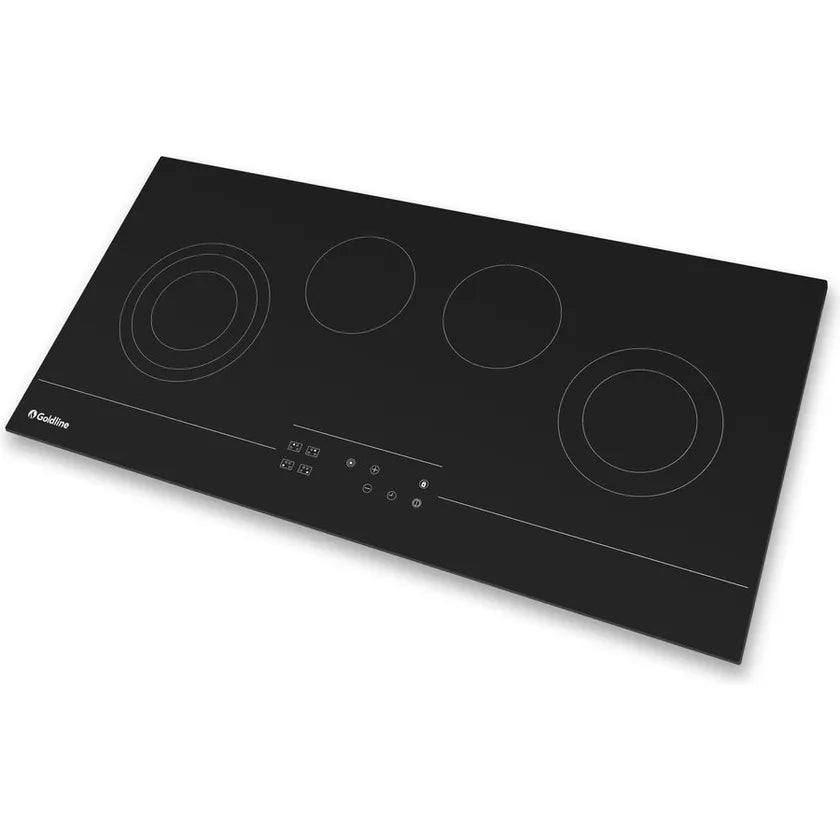 Goldline RZ94T1 93cm Ceramic Cooktop, Black
