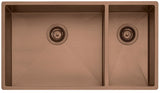 Oliveri Sb35Cu Spectra Top Or Undermount 1 And 1/2 Bowl Copper Sink Kitchen Sinks