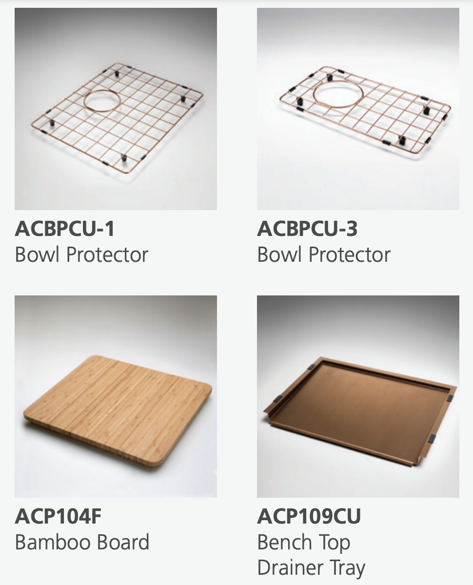Oliveri Sb35Cu Spectra Top Or Undermount 1 And 1/2 Bowl Copper Sink Kitchen Sinks