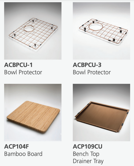 Oliveri Sb35Cu Spectra Top Or Undermount 1 And 1/2 Bowl Copper Sink Kitchen Sinks