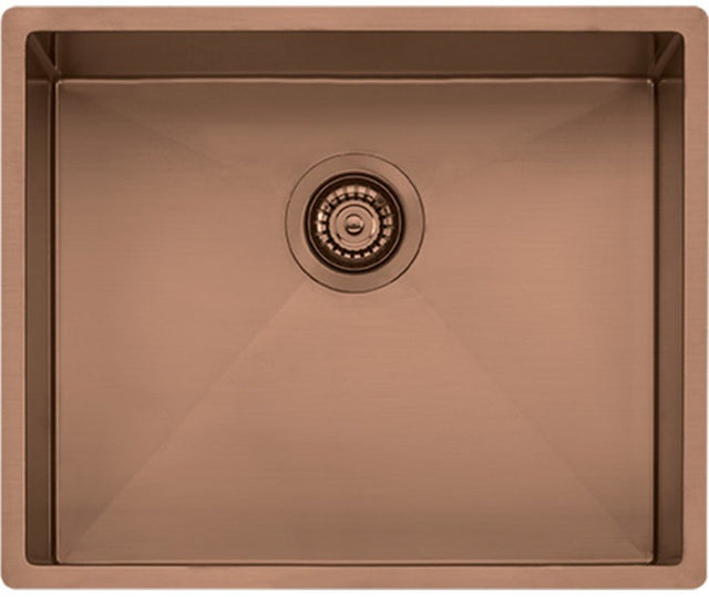 Oliveri Sb50Cu Spectra Top Or Undermount Single Bowl Copper Sink Kitchen Sinks