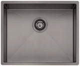 Oliveri Sb50Gm Spectra Top Or Undermount Single Bowl Gun Metal Sink Kitchen Sinks