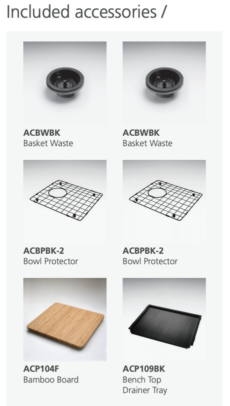 Oliveri Spectra Sb63Bk Top Or Undermount Double Bowl Sink Black Finish Kitchen Sinks