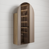 Aulic Canterbury Arch Carita Shaving Cabinet 500 x 900mm SCCAN-500-CR Mirrors & Cabinets
