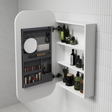 Aulic Vienna Matte White Shaving Cabinet 450 x 900mm SCVIE-450-MW Matte White Mirrors & Cabinets
