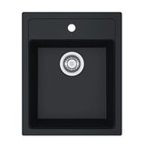 Franke SID 610-36 Sirius 430x530mm Inset Sink, Black