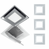 Schweigen CC-PARA3WSE Modular Ceiling Cassette Rangehood x3 with 3200M3/Hr Motor, Stainless Steel