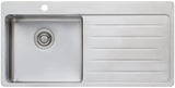Oliveri Sn1021 Sonetto Single Bowl Right Hand Drainer Topmount Sink Top Mounted Kitchen Sinks