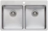 Oliveri Sn1064 Sonetto Double Bowl Topmount Sink Top Mounted Kitchen Sinks