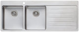 Oliveri Sn1071 Sonetto Double Bowl Right Hand Drainer Topmount Sink Top Mounted Kitchen Sinks