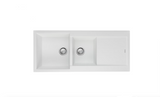 Oliveri Santorini ST-WH1510 White Granite Top Mount 1 & 3/4 Sink
