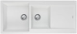 Oliveri Santorini St-Wh1510 White Granite Top Mount 1 & 3/4 Sink Kitchen Sinks