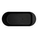 Fienza ST20-1700B Minka Solid Surface Bath, 1700mm, Matte Black