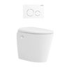 Lafeme Autolux Inwall Cistern Floor Pan Smart Toilet With Matte White Flush Plate