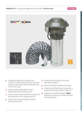 Schweigen UM-9ST 90cm Silent Undermount Rangehood, 900m3/hr, Stainless Steel
