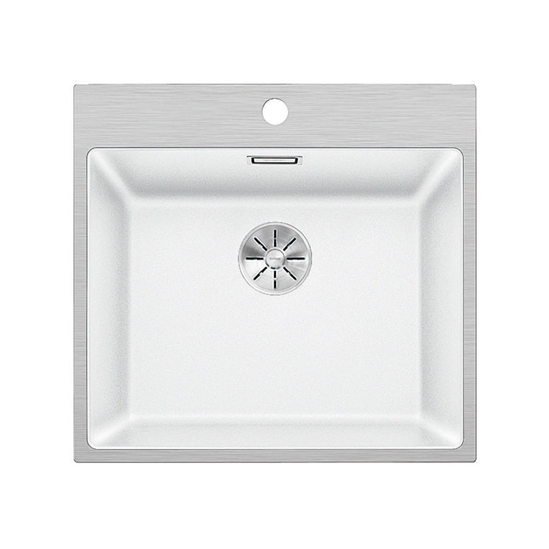 Blanco Made In Germany Subline500Ifawk5 Steelframe Sink With Tap Ledge Granite Kitchen Sinks