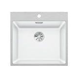 Blanco Made In Germany Subline500Ifawk5 Steelframe Sink With Tap Ledge Granite Kitchen Sinks