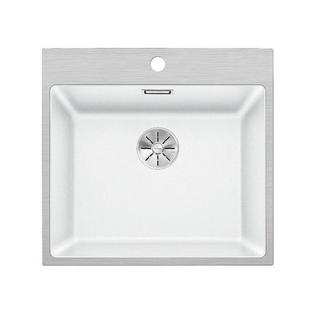 Blanco Made In Germany Subline500Ifawk5 Steelframe Sink With Tap Ledge Granite Kitchen Sinks