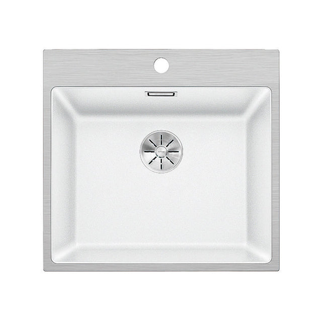 Blanco Made In Germany Subline500Ifawk5 Steelframe Sink With Tap Ledge Granite Kitchen Sinks