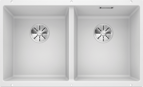 Blanco Sub350350Uwk5 White Granite Kitchen Sink Sinks