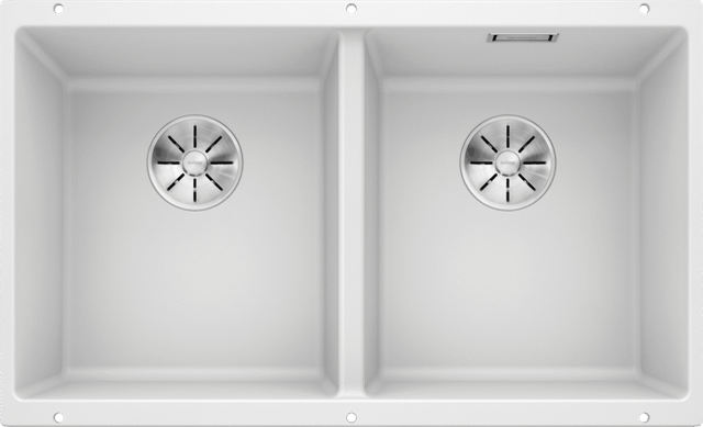 Blanco Sub350350Uwk5 White Granite Kitchen Sink Sinks