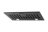 Schweigen SWU-6B 60cm UnderMount On Board Motor Rangehood, Matte Black
