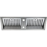 Schweigen SWU-9 90cm Undermount Rangehood with On-Board Motor, Stainless Steel