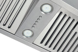 Schweigen SWU-9 90cm Undermount Rangehood with On-Board Motor, Stainless Steel