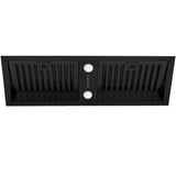 Schweigen SWU-9B 90cm Undermount Rangehood with On-Board Motor, Matte Black
