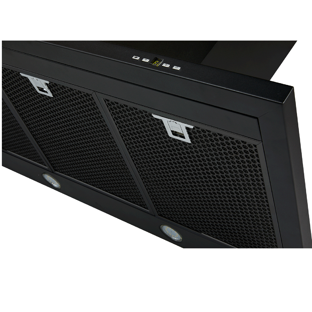 Schweigen DS3131-R2BST 90cm Silent Wall Mount Rangehood, 900m3/hr, Matte Black