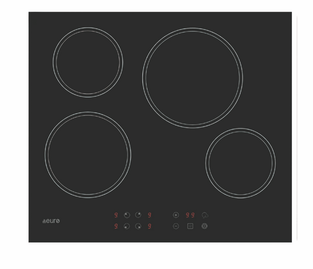 Euro Appliances Ect60Cr Touch Control Electric Cooktop Ex Display Ceramic
