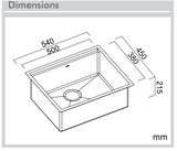 Abey Piazza Plus Pz500 Single Bowl Inset Sink Pack Top Mounted Kitchen Sinks